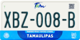Tamaulipas, Cars (AAA-000-A)
