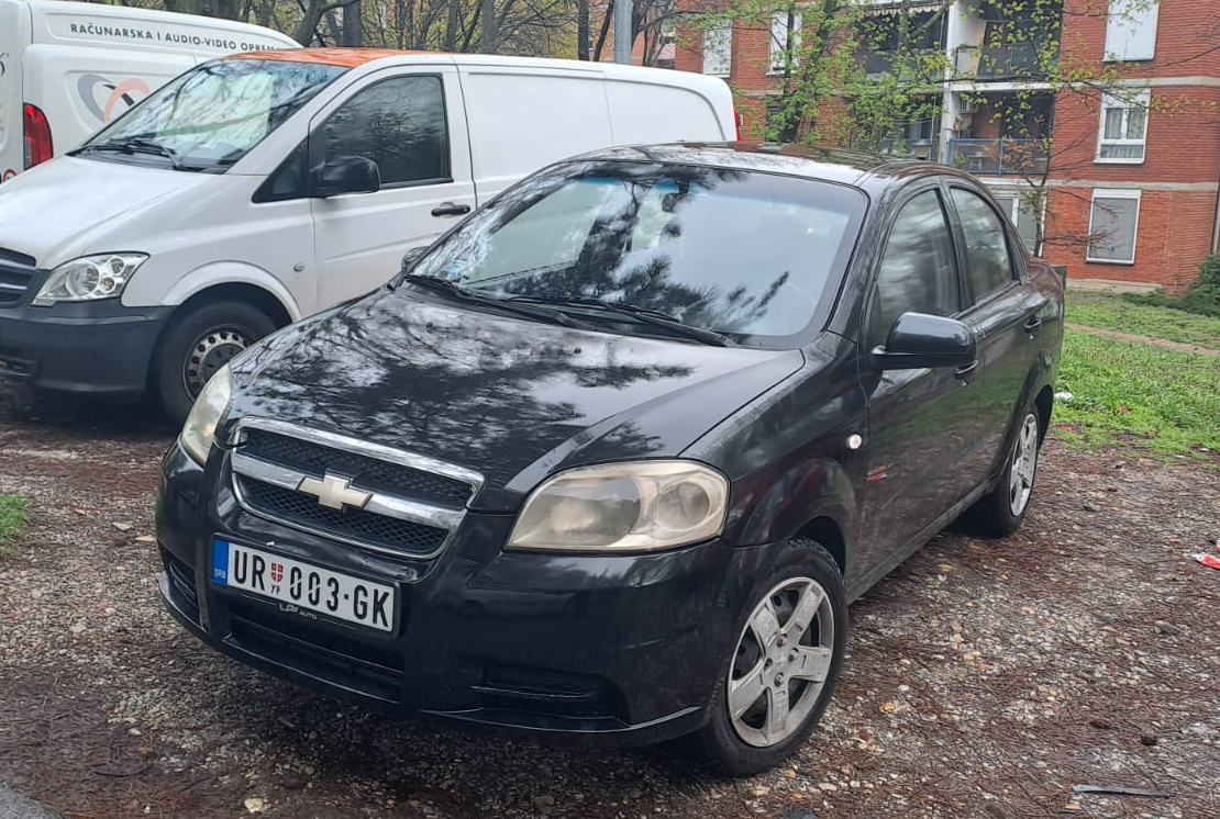 UR 003-GK, Chevrolet Aveo 1st gen Sedan (T250), facelift, 2006–2016