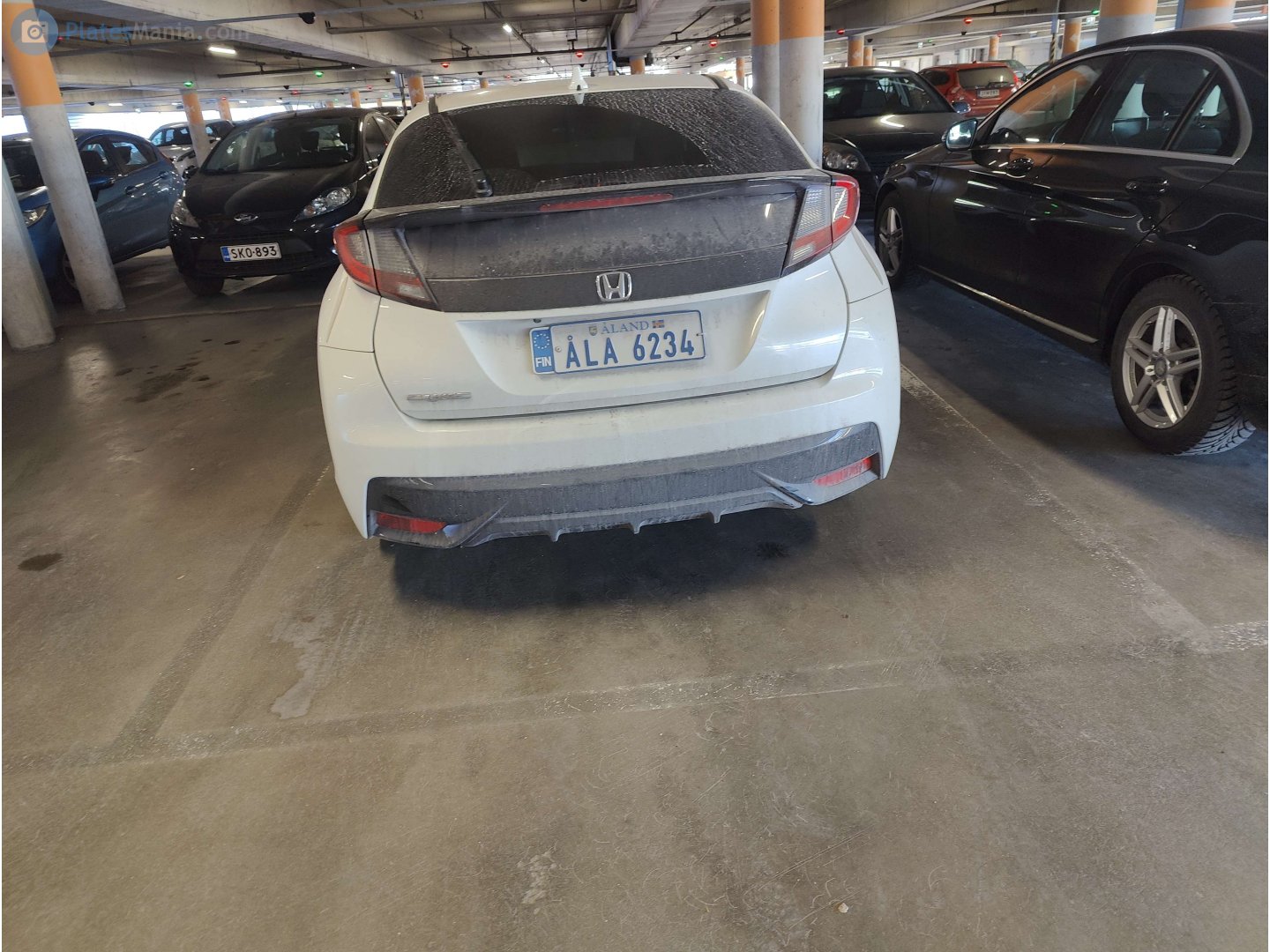 ÅLA 6234, Honda Civic 9th gen Hatch (FK), facelift, 2015–2017