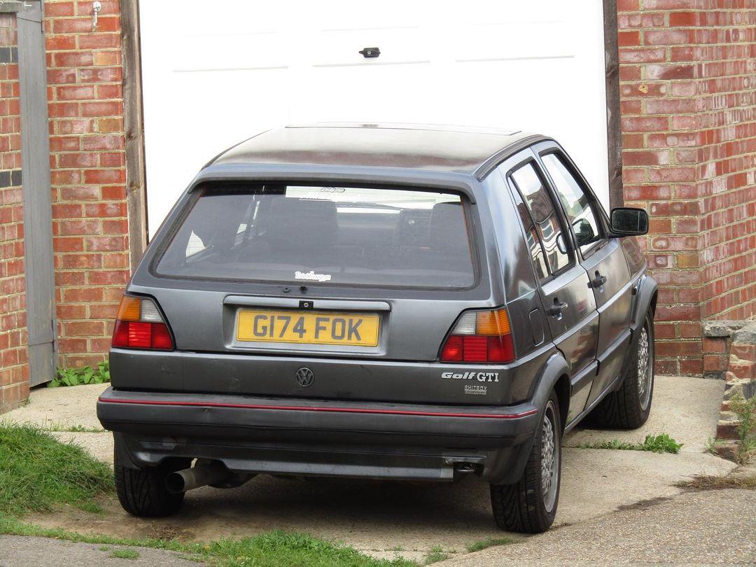 G174FOK, Volkswagen Golf 2nd gen 5-door Hatch (19/1G), 1983–1992