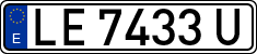 License plates of Spain, 1971 year series