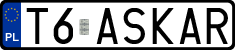 License plates of Poland, Vanity Plates