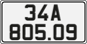 License plate of Vietnam, Cars