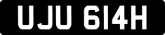 License plate of the United Kingdom, 1963 year system
