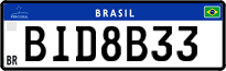 License plate of Brazil, Private owners (Mercosul)