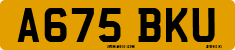 License plate of the United Kingdom, 1983 year system