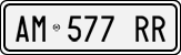 License plate of Italy, Cars (1994 year series)