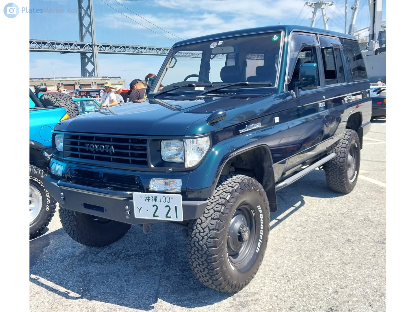 沖縄 100 Y 221, Toyota Land Cruiser Prado 1st gen 5-door SUV (J78/J79), 1990–1996