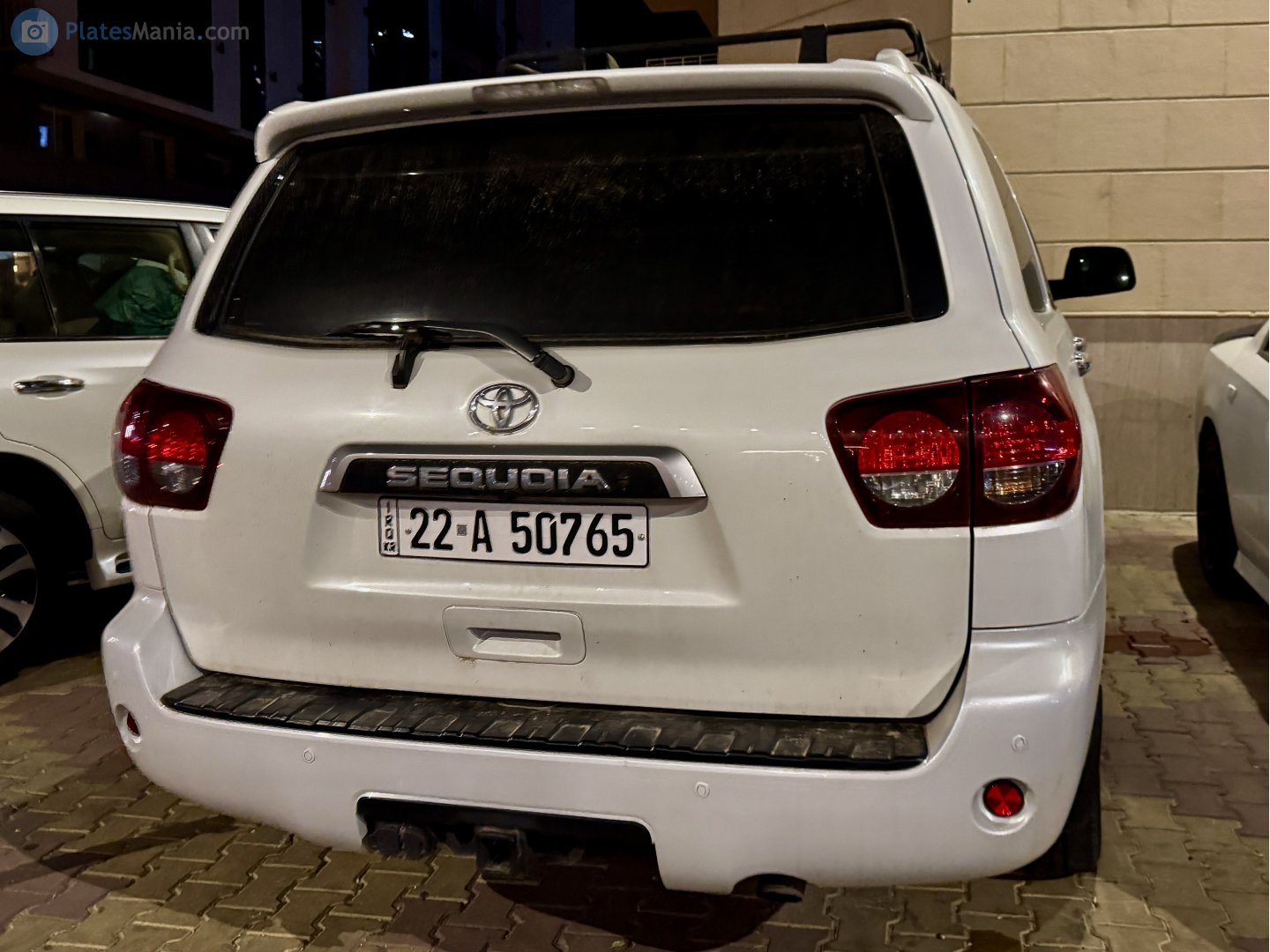 22 A 50765, Toyota Sequoia 2nd gen (XK60), 2007–2022