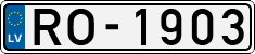 License plate of Latvia, Regular car plates