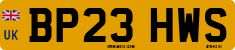 License plate of the United Kingdom, 2001 year system