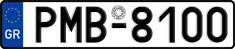 License plate of Greece, Cars