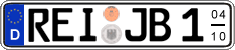 German license plate, Seasonal plates