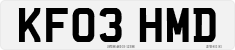 License plate of the United Kingdom, 2001 year system