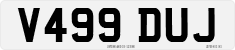 License plate of the United Kingdom, 1983 year system