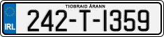 License plate of Ireland, Regular plates