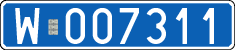 License plates of Poland, Diplomatic