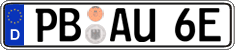 German license plate, Electric vehicles