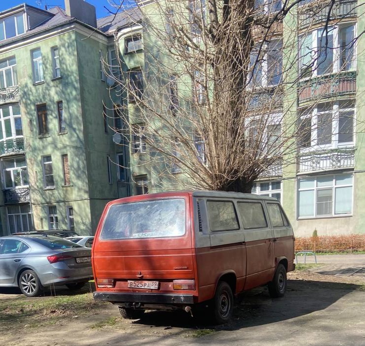 в 525 ра 39, Volkswagen Transporter 3rd gen Van (T3), 1979–1992