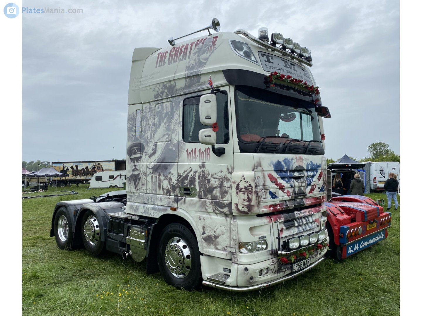 GR58WAR, DAF XF 3rd gen (XF105), 2006–2020