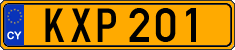License plate of Cyprus, Regular plates