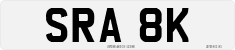 License plate of the United Kingdom, 1963 year system
