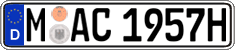 German license plate, Plates for oldtimers (type 
