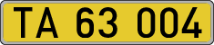 License plates of Spain, Diplomatic