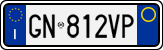 License plate of Italy, Cars (1994 year series)