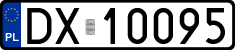 License plates of Poland, Regular car plates