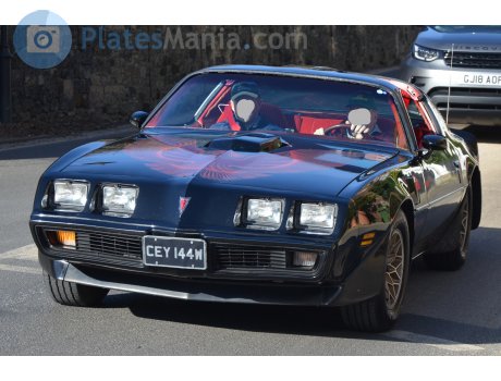 CEY 144W, Pontiac Firebird