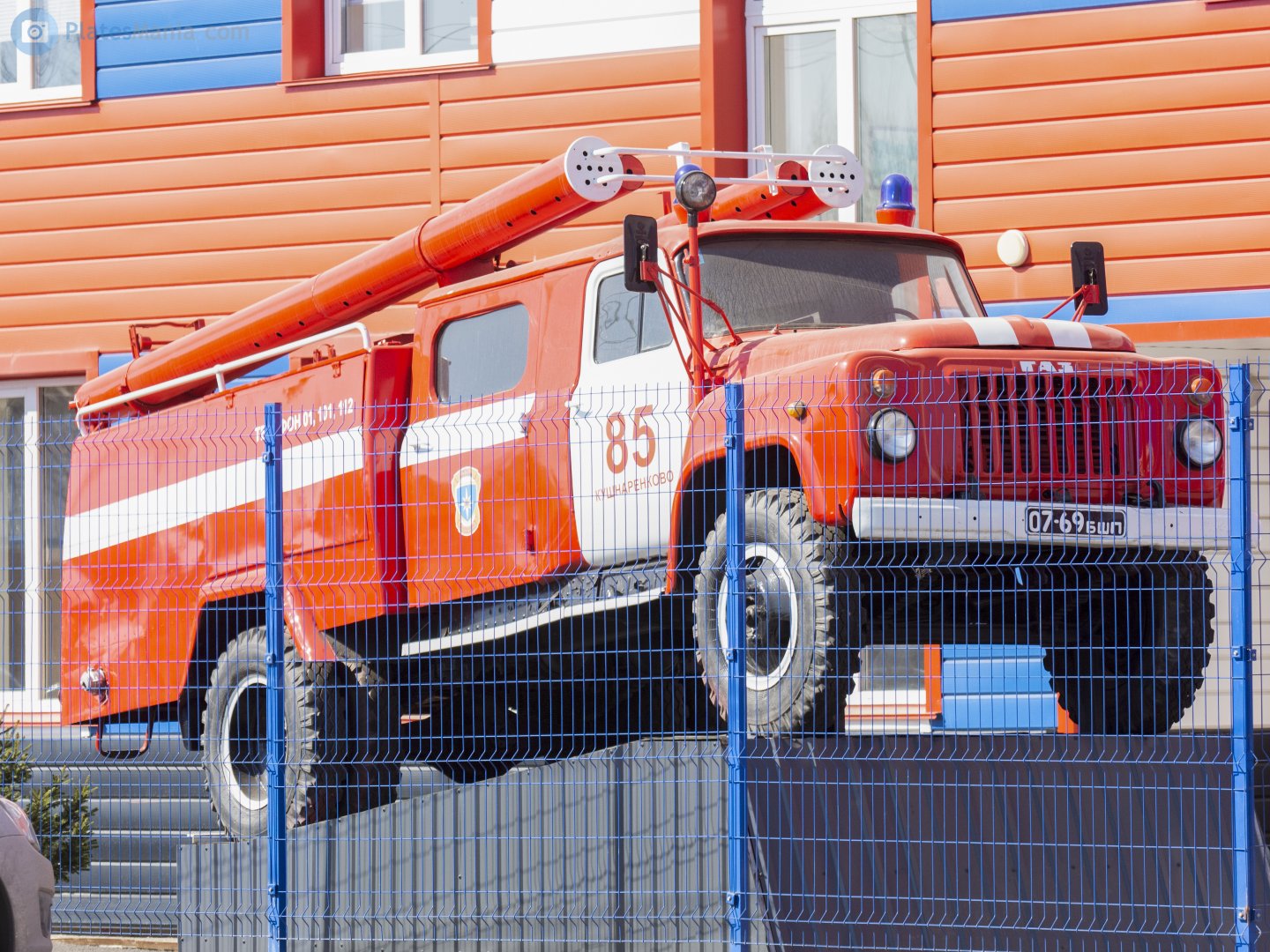 0769 БШП, License plate without vehicle 