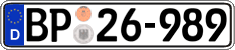 German license plate, Authorities and federal agencies