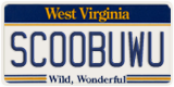 West Virginia, Vanity Plates