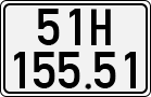 License plate of Vietnam, Cars