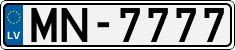 License plate of Latvia, Regular car plates