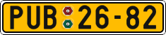 License plate of the Czech Republic, Commercial vehicles (1960)