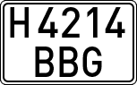 License plates of Spain, Specialty plates