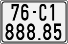 License plate of Vietnam, Motorcycles