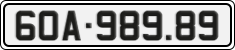 License plate of Vietnam, Cars
