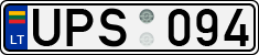License plate of Lithuania, Cars