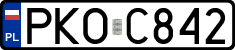 License plates of Poland, Regular car plates
