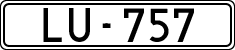 License plates of Spain, 1900 year series