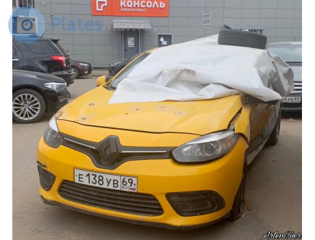 е138ув69, Renault Fluence