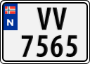 License plate of Norway, Trailers, motorcycles, special vehicles
