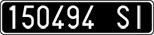 License plate of Italy, Cars (1927 year series)