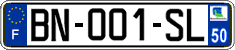 French license plate, SIV (ordinary)