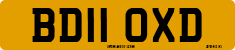License plate of the United Kingdom, 2001 year system