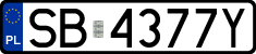 License plates of Poland, Regular car plates