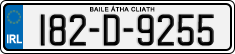 License plate of Ireland, Regular plates